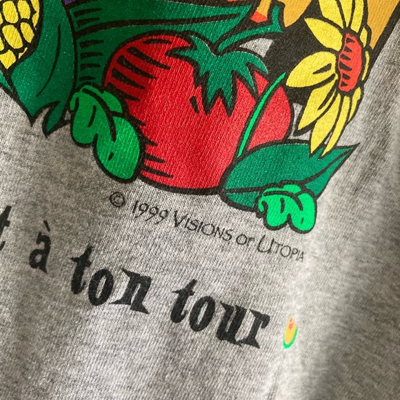 1999 Visions of Utopia “Compost” Mens Tshirt Size Extra Large Vintage - Picture 2 of 5